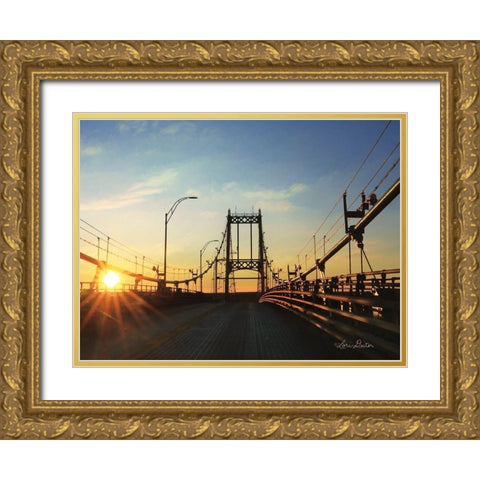 Welcome to the Islands Gold Ornate Wood Framed Art Print with Double Matting by Deiter, Lori