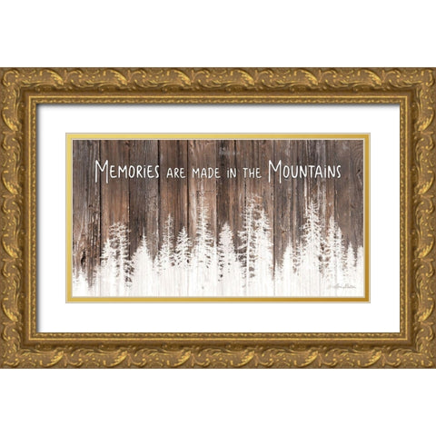 Mountain Memories Gold Ornate Wood Framed Art Print with Double Matting by Deiter, Lori