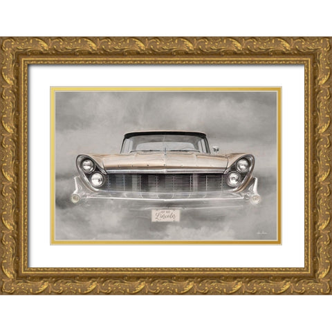 Hot Rod Lincoln Gold Ornate Wood Framed Art Print with Double Matting by Deiter, Lori