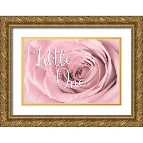 Little One    Gold Ornate Wood Framed Art Print with Double Matting by Deiter, Lori