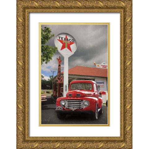 Old Guys Rule Gold Ornate Wood Framed Art Print with Double Matting by Deiter, Lori