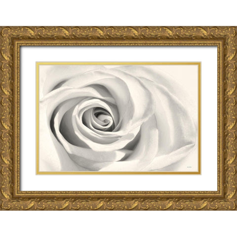 Rose II Gold Ornate Wood Framed Art Print with Double Matting by Deiter, Lori