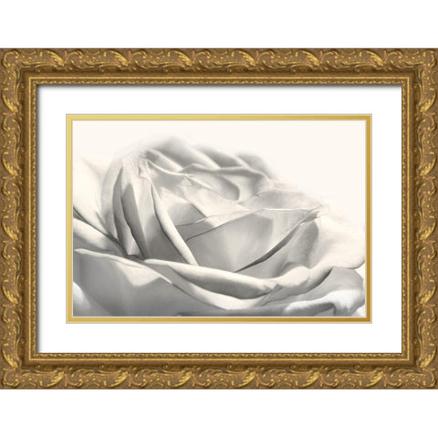 Rose III Gold Ornate Wood Framed Art Print with Double Matting by Deiter, Lori