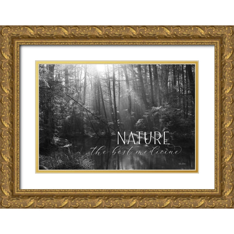 Nature - The Best Medicine Gold Ornate Wood Framed Art Print with Double Matting by Deiter, Lori
