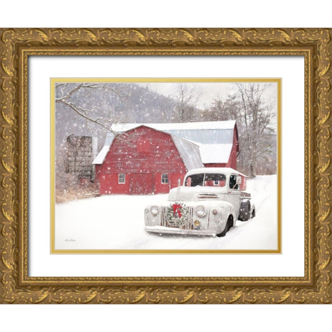 Take Me Home Gold Ornate Wood Framed Art Print with Double Matting by Deiter, Lori