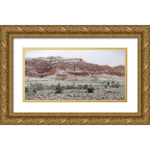 Hills of Wyoming II  Gold Ornate Wood Framed Art Print with Double Matting by Deiter, Lori