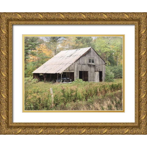 Left Behind Gold Ornate Wood Framed Art Print with Double Matting by Deiter, Lori