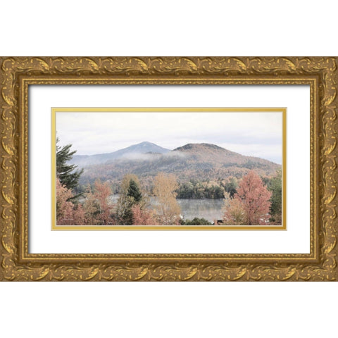 Whiteface Mountain Gold Ornate Wood Framed Art Print with Double Matting by Deiter, Lori