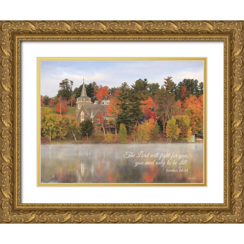 To be Still II Gold Ornate Wood Framed Art Print with Double Matting by Deiter, Lori