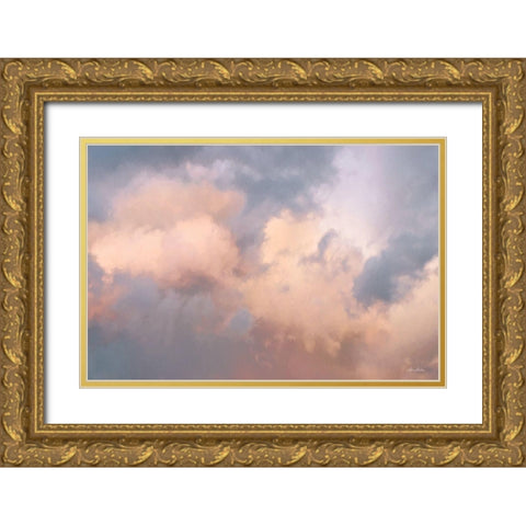 Painted Sky Gold Ornate Wood Framed Art Print with Double Matting by Deiter, Lori