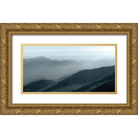 Adirondack View Gold Ornate Wood Framed Art Print with Double Matting by Deiter, Lori