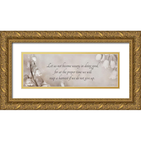 Doing Good Gold Ornate Wood Framed Art Print with Double Matting by Deiter, Lori