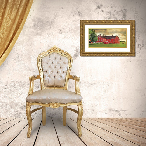 Aging Gracefully Gold Ornate Wood Framed Art Print with Double Matting by Deiter, Lori