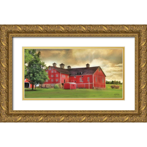 Aging Gracefully Gold Ornate Wood Framed Art Print with Double Matting by Deiter, Lori