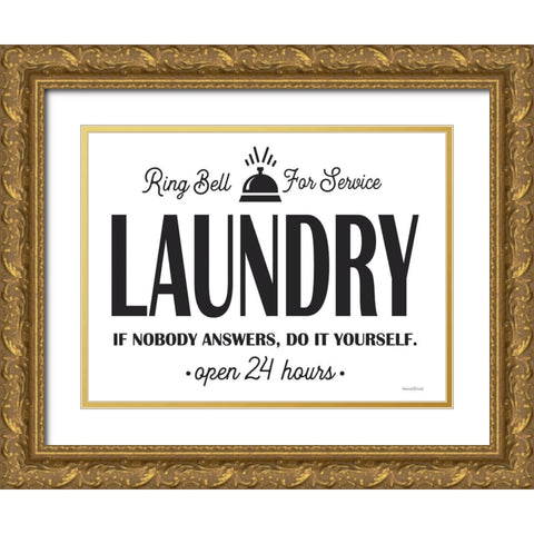 Do It Yourself Gold Ornate Wood Framed Art Print with Double Matting by lettered And lined