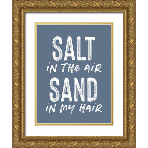Salt in the Air Gold Ornate Wood Framed Art Print with Double Matting by Lettered and Lined