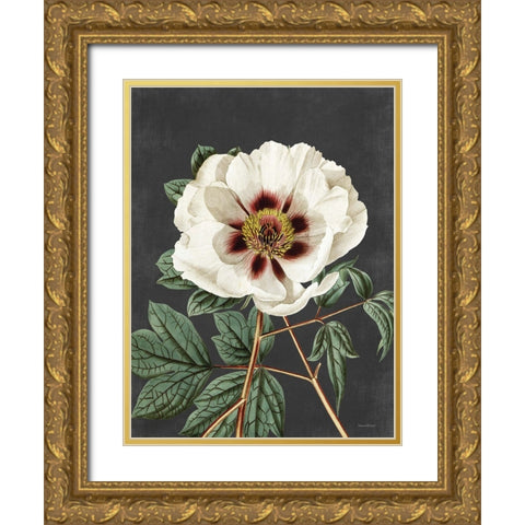 Vintage Rose Gold Ornate Wood Framed Art Print with Double Matting by Lettered and Lined