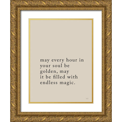Endless Magic Gold Ornate Wood Framed Art Print with Double Matting by Lux - Me Designs