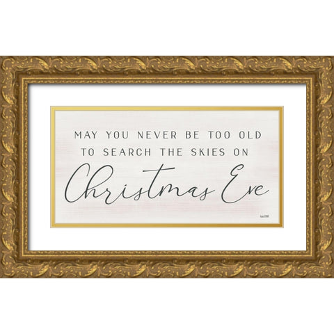 Search the Skies Gold Ornate Wood Framed Art Print with Double Matting by Lux + Me Designs