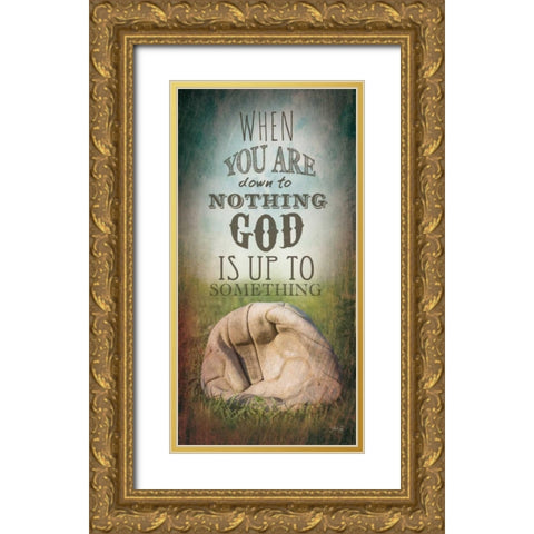 When You Areâ€¦     Gold Ornate Wood Framed Art Print with Double Matting by Rae, Marla