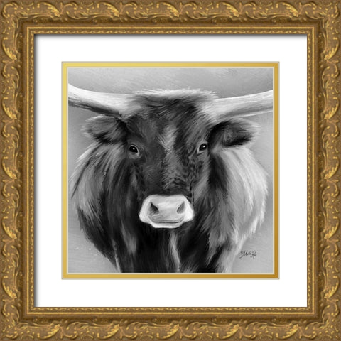 Tank  Gold Ornate Wood Framed Art Print with Double Matting by Rae, Marla