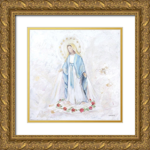 Blessed Mother Gold Ornate Wood Framed Art Print with Double Matting by Kissell, Mackenzie