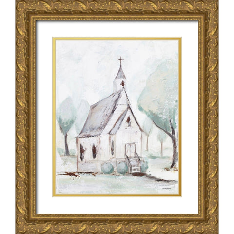 House of God Gold Ornate Wood Framed Art Print with Double Matting by Kissell, Mackenzie