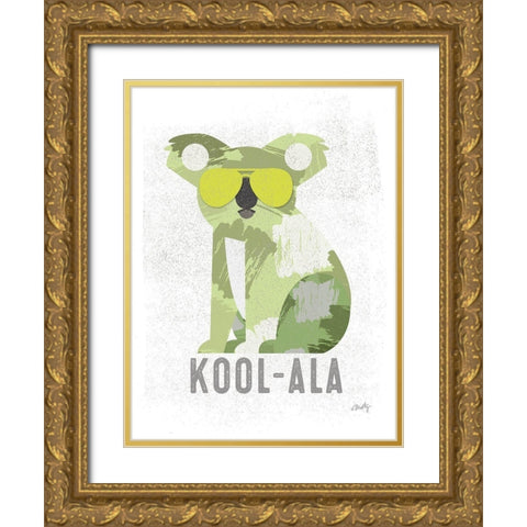 Kool-ala Gold Ornate Wood Framed Art Print with Double Matting by Michelle, Misty