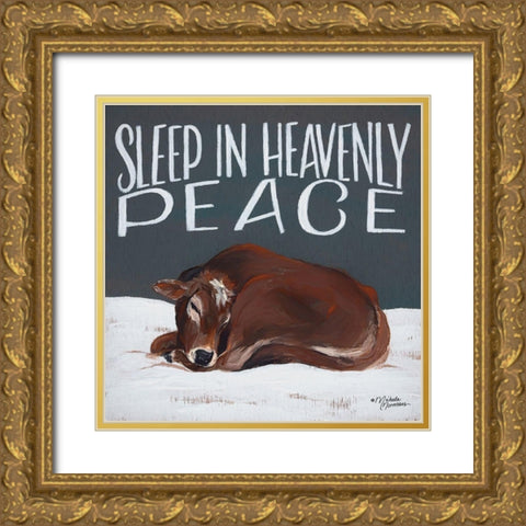 Sleep in Heavenly Peace Gold Ornate Wood Framed Art Print with Double Matting by Norman, Michele