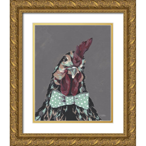 Dapper Dude Gold Ornate Wood Framed Art Print with Double Matting by Norman, Michele