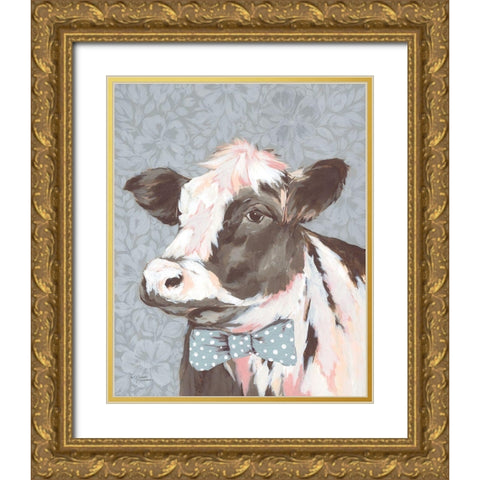 Beautiful Beaulla Gold Ornate Wood Framed Art Print with Double Matting by Norman, Michele