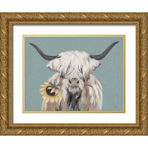 Eloise Gold Ornate Wood Framed Art Print with Double Matting by Norman, Michael