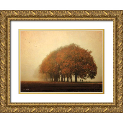 Not All Those Who Wander Are Lost Gold Ornate Wood Framed Art Print with Double Matting by Podt, Martin