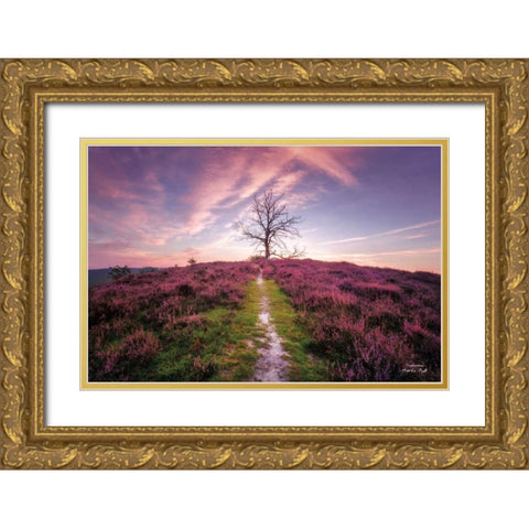 Treemendous Gold Ornate Wood Framed Art Print with Double Matting by Podt, Martin
