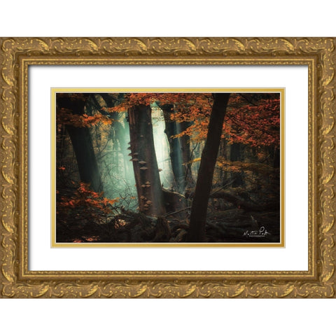 Beautiful Mess Gold Ornate Wood Framed Art Print with Double Matting by Podt, Martin