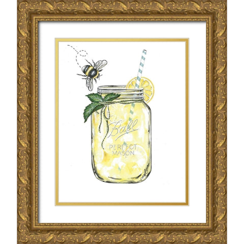 When Life Gives You Lemons Gold Ornate Wood Framed Art Print with Double Matting by Norkus, Julie