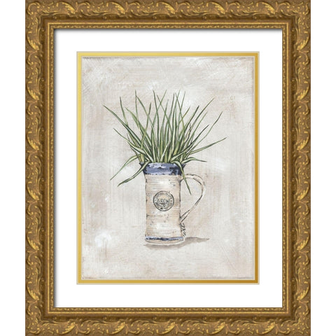 Mug Plant Gold Ornate Wood Framed Art Print with Double Matting by Norkus, Julie