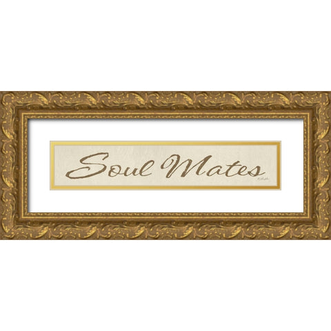 Soul Mates Gold Ornate Wood Framed Art Print with Double Matting by Rader, Lauren