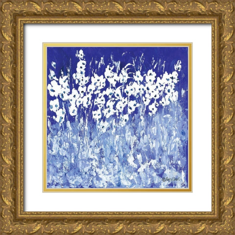 Growing Up Together Gold Ornate Wood Framed Art Print with Double Matting by Ebert, Roey