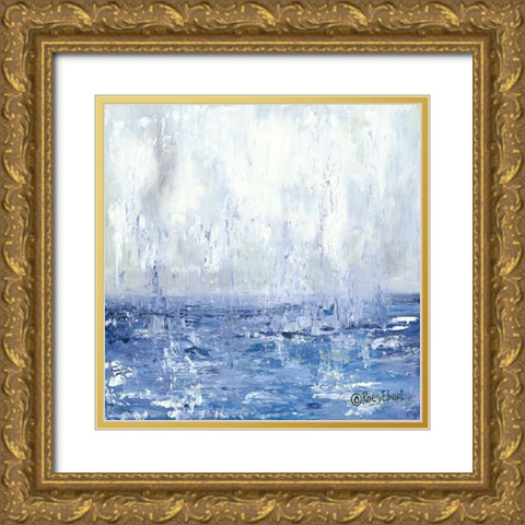 Rainy Day View Gold Ornate Wood Framed Art Print with Double Matting by Ebert, Roey