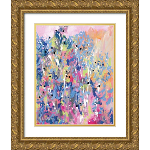 Wild Child Gold Ornate Wood Framed Art Print with Double Matting by Ebert, Roey