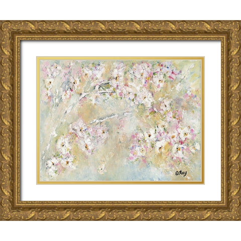 Branching Out Gold Ornate Wood Framed Art Print with Double Matting by Ebert, Roey