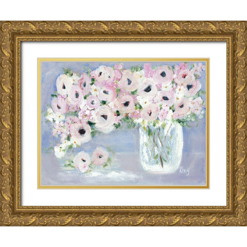 Beauty Overflows I Gold Ornate Wood Framed Art Print with Double Matting by Ebert, Roey