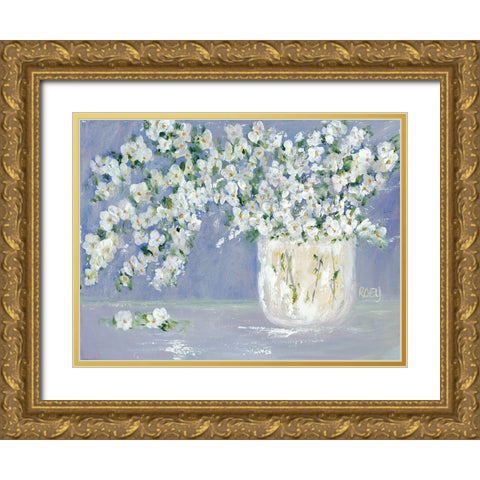 Beauty Overflows II Gold Ornate Wood Framed Art Print with Double Matting by Ebert, Roey