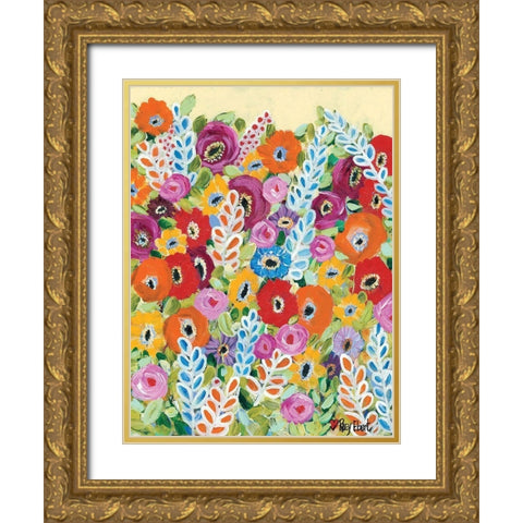 Whimsy Gold Ornate Wood Framed Art Print with Double Matting by Ebert, Roey