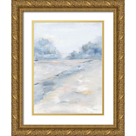 Landscape II Gold Ornate Wood Framed Art Print with Double Matting by Ebert, Roey