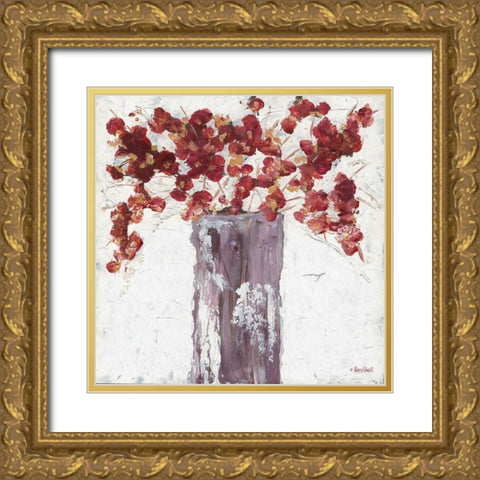 Autumn Blooms Gold Ornate Wood Framed Art Print with Double Matting by Ebert, Roey