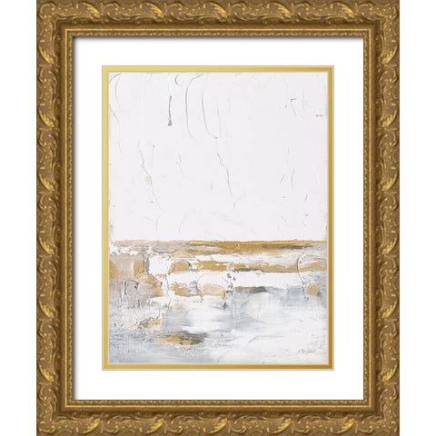 Golden Dreams Gold Ornate Wood Framed Art Print with Double Matting by Ebert, Roey