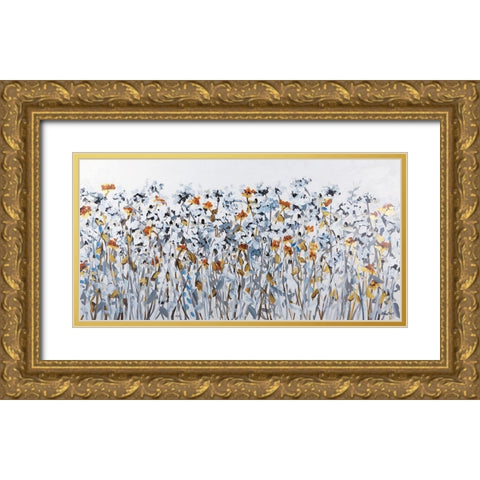 Serenity Walk Gold Ornate Wood Framed Art Print with Double Matting by Ebert, Roey