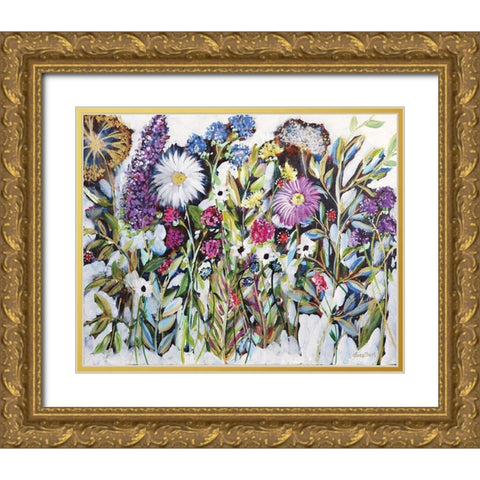 Storybook Garden Gold Ornate Wood Framed Art Print with Double Matting by Ebert, Roey